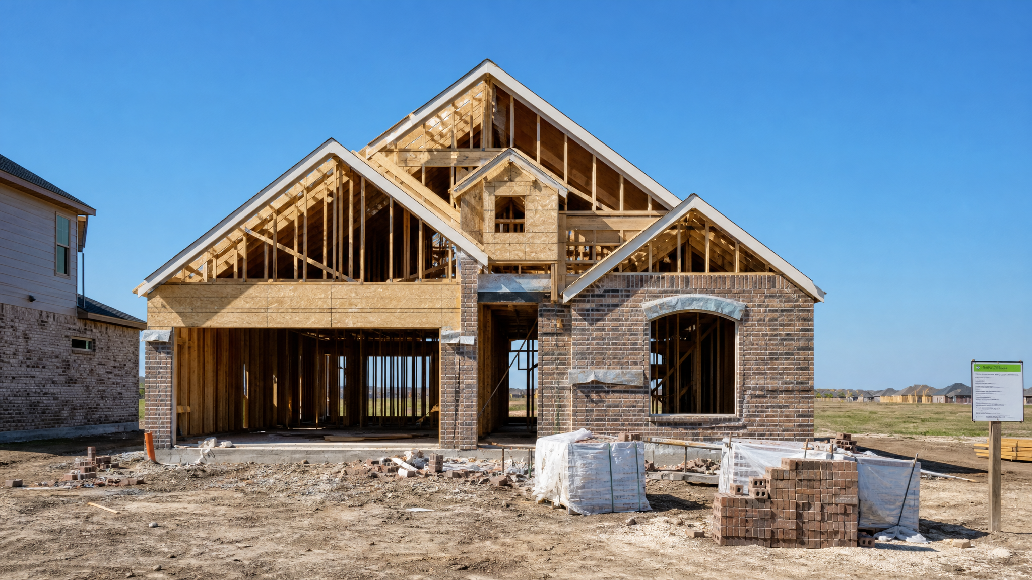 Costo de construir una casa en Texas (2026): guía de costo por pie cuadrado por ciudad
